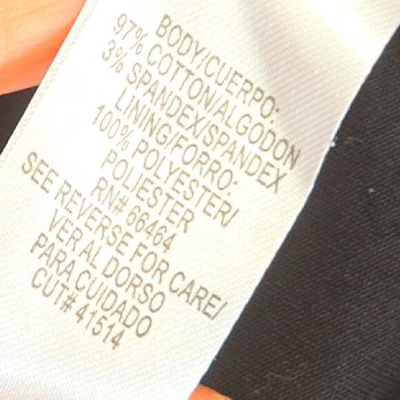 Sandra Darren women's black button-down career dress SZ-14 - Picture 6 of 8